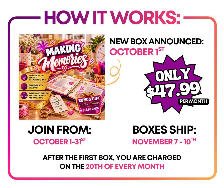Sublimation Monthly Box Club