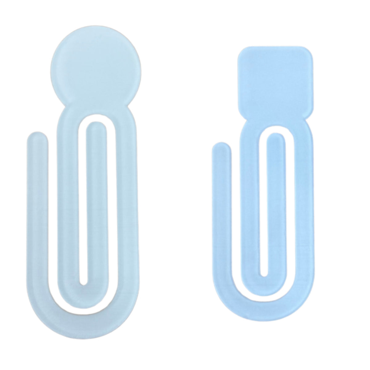 Sublimation White Acrylic Jumbo Paper Clip - 2 Styles