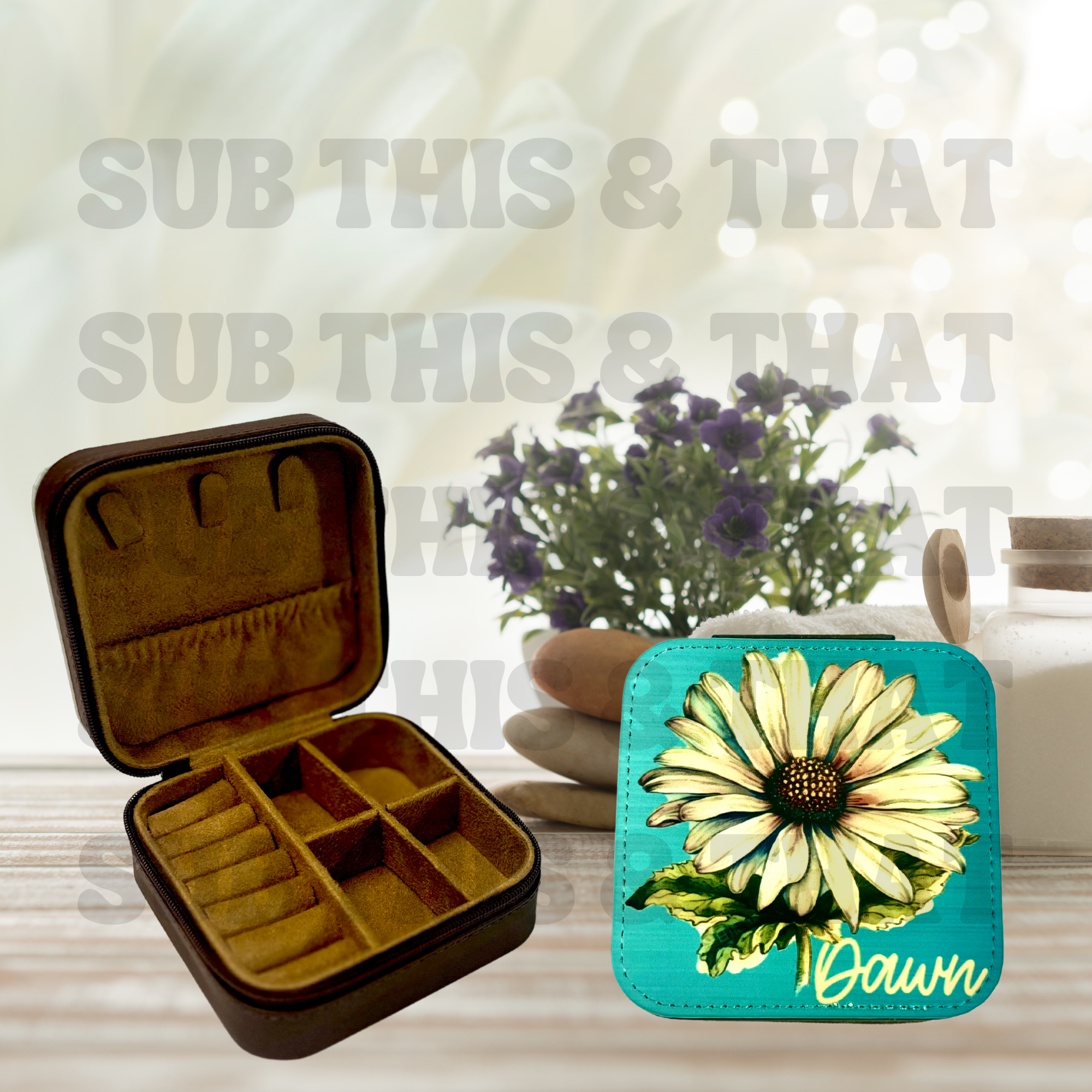 Sublimation PU Leather Jewelry / Accessories Box