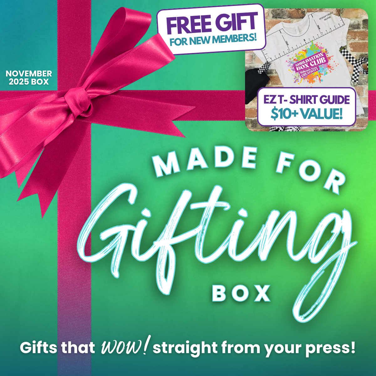 Sublimation Monthly Box Club