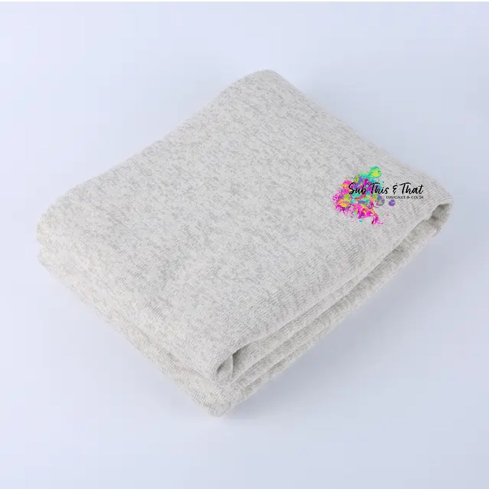 Sublimation 50x60 in Sweater Fleece Blanket Available In 2 Colors