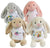 Easter Bunny Plush with Blank Sublimation Ready T-shirt