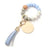 Sublimation Silicone Bead Bracelet / Keychain With Tassel & Gift Bag