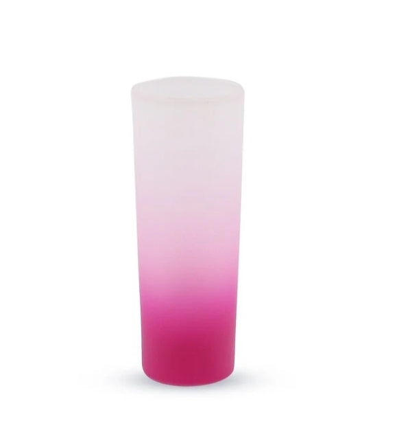 3oz Colored Frosted Glass Shot Glass