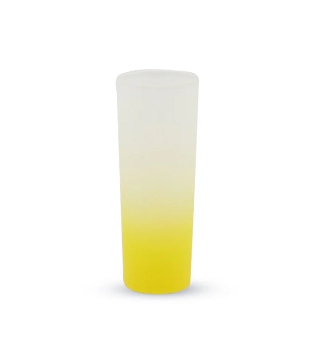 3oz Colored Frosted Glass Shot Glass