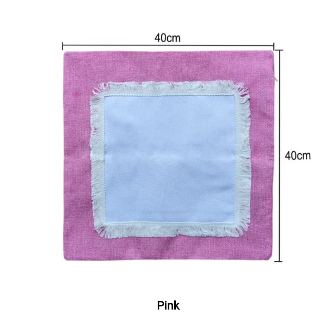 Sublimation Patch Pillow Cover ONLY in Spring Colors