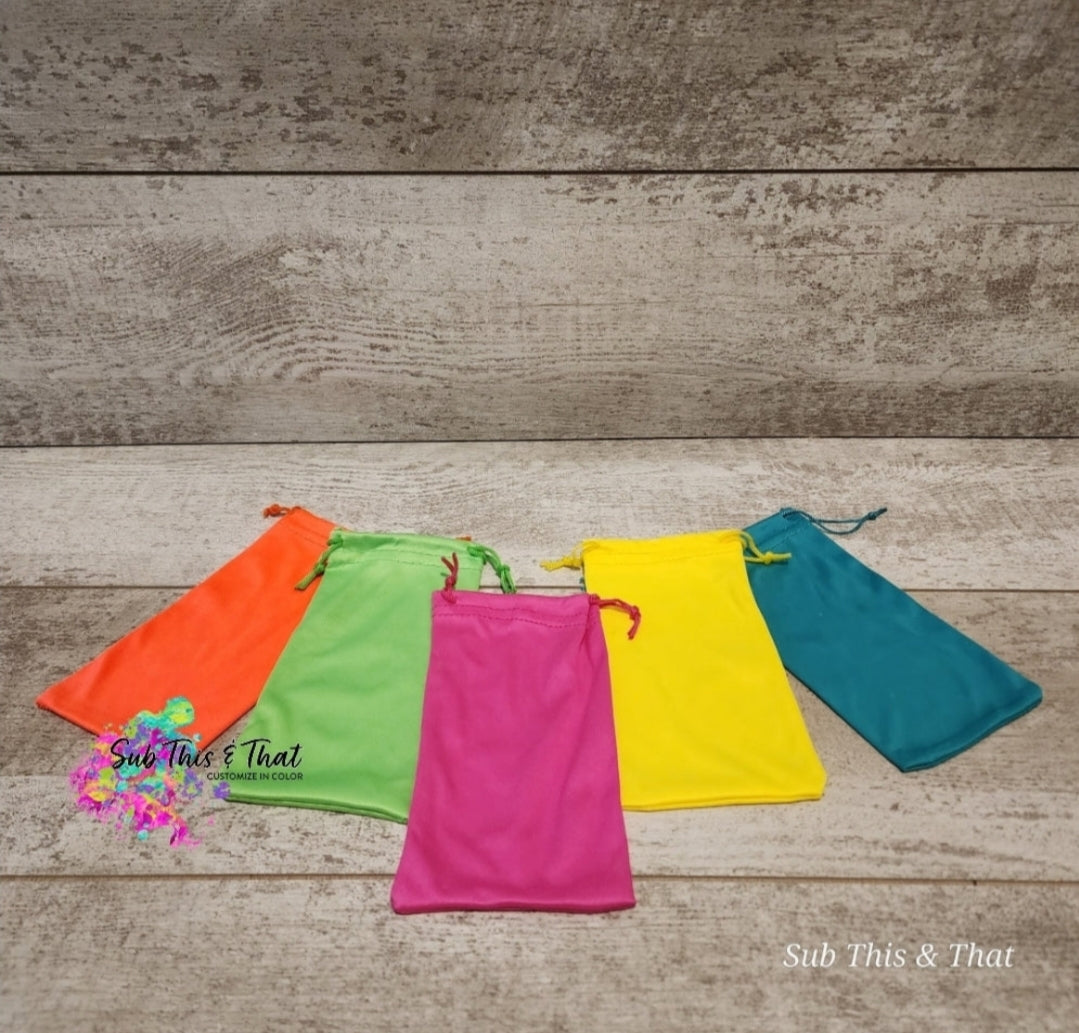 Sublimation Eyeglass/Sunglass pouch