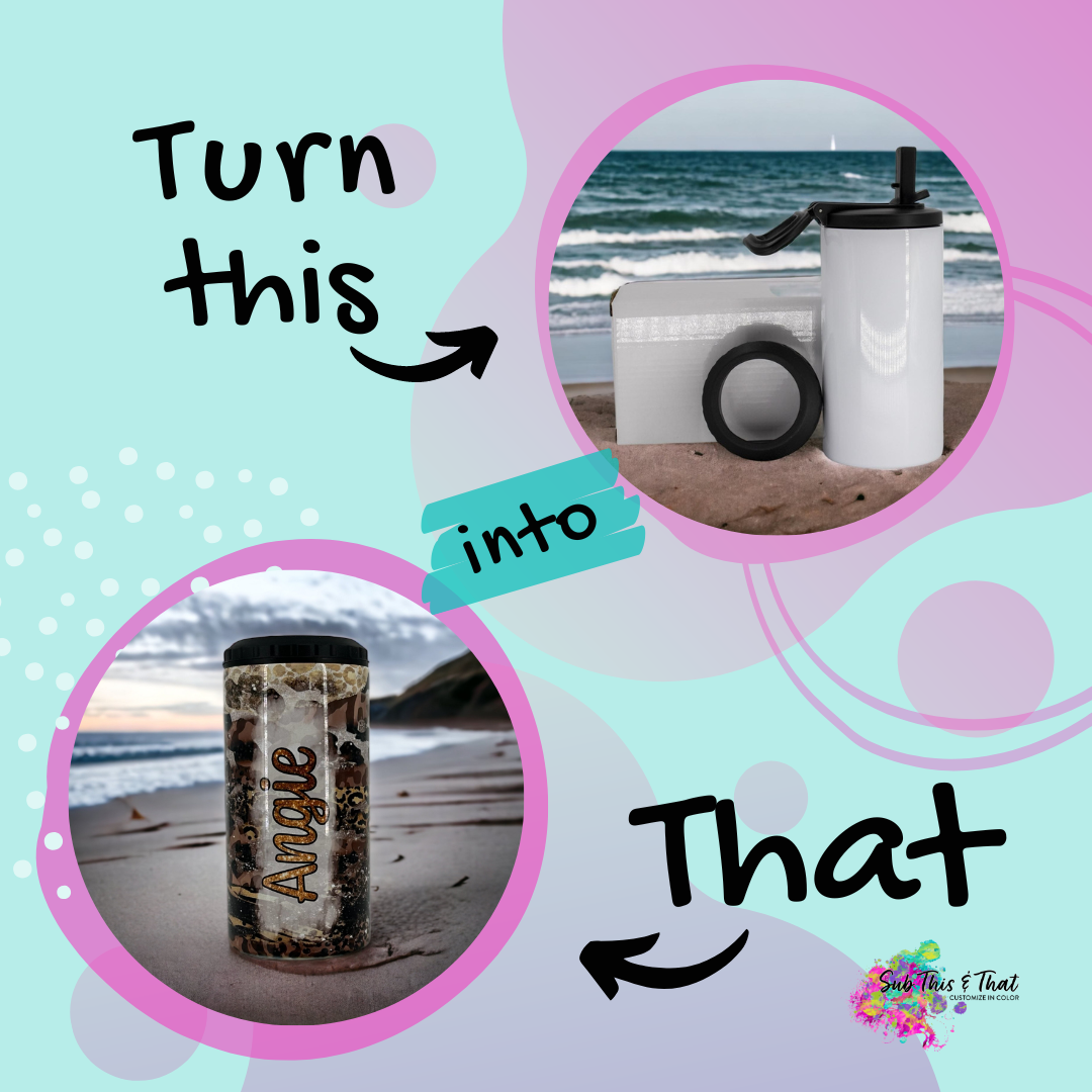 Sublimation 4-in-1 Can Cooler