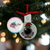 Sublimation Acrylic LED Light Up Color Changing Ornament With Random Holiday Gift Bag, Ribbon & Tag