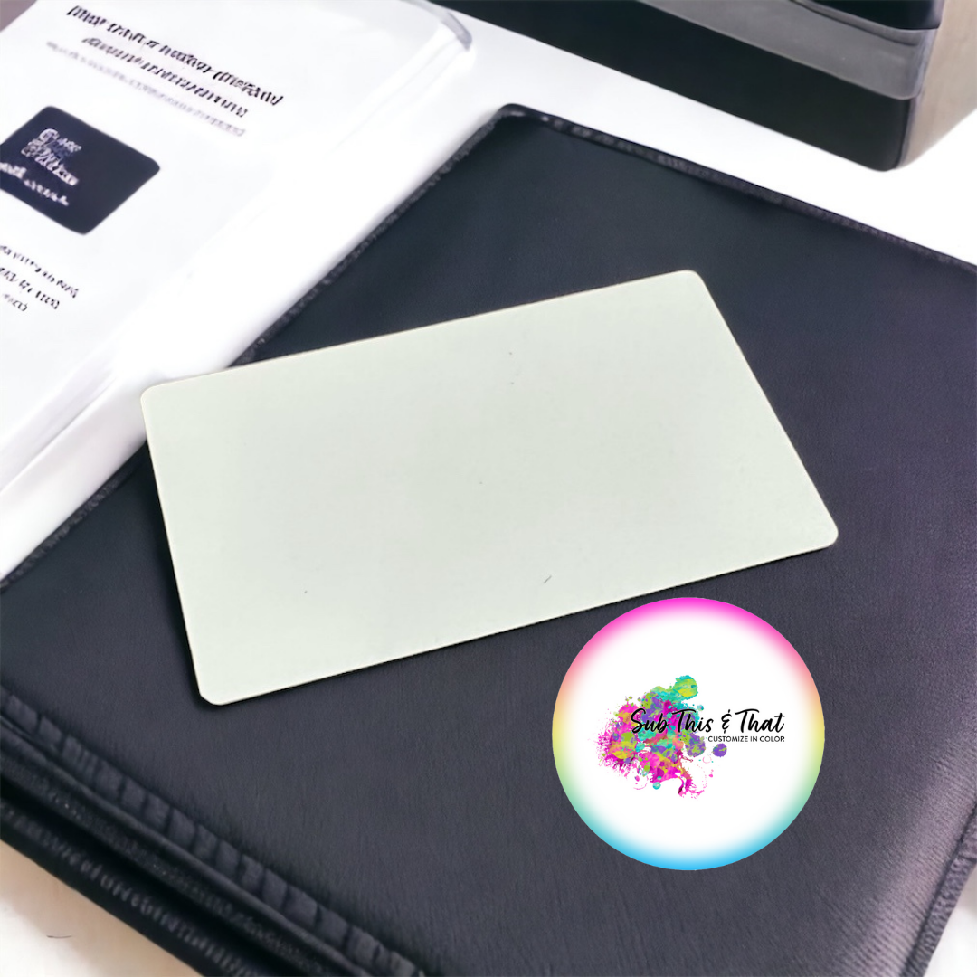 Sublimation Aluminum Business Card