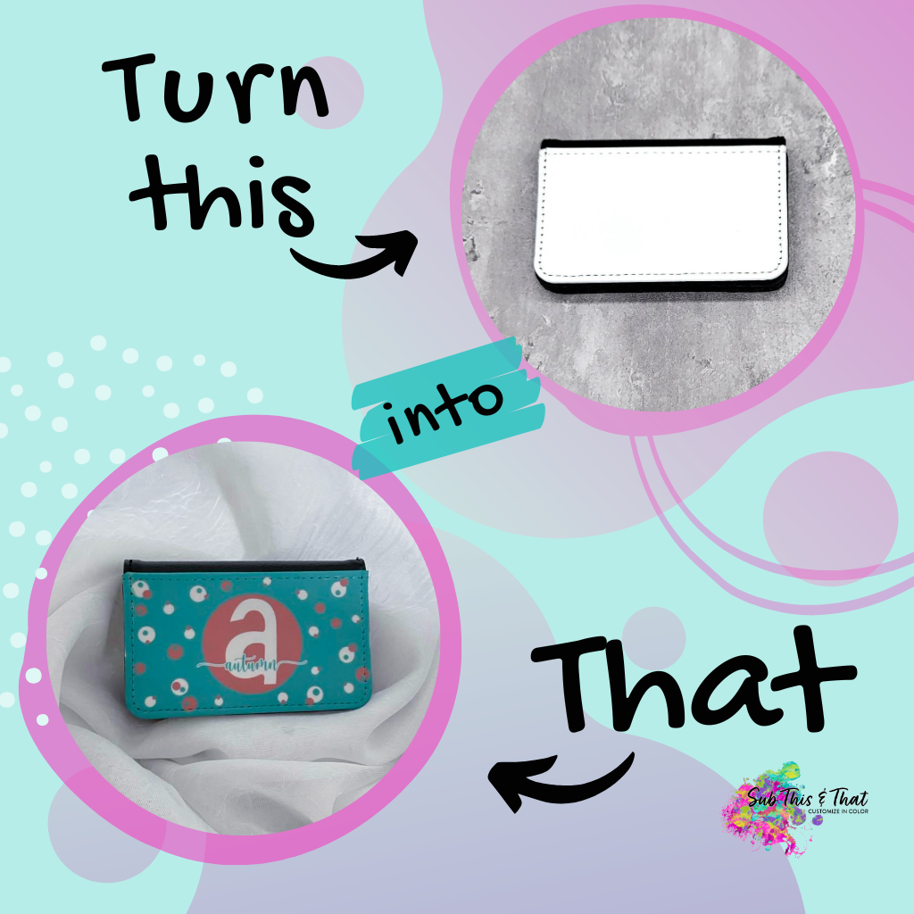 Sublimation Business Card/Credit Card Holder