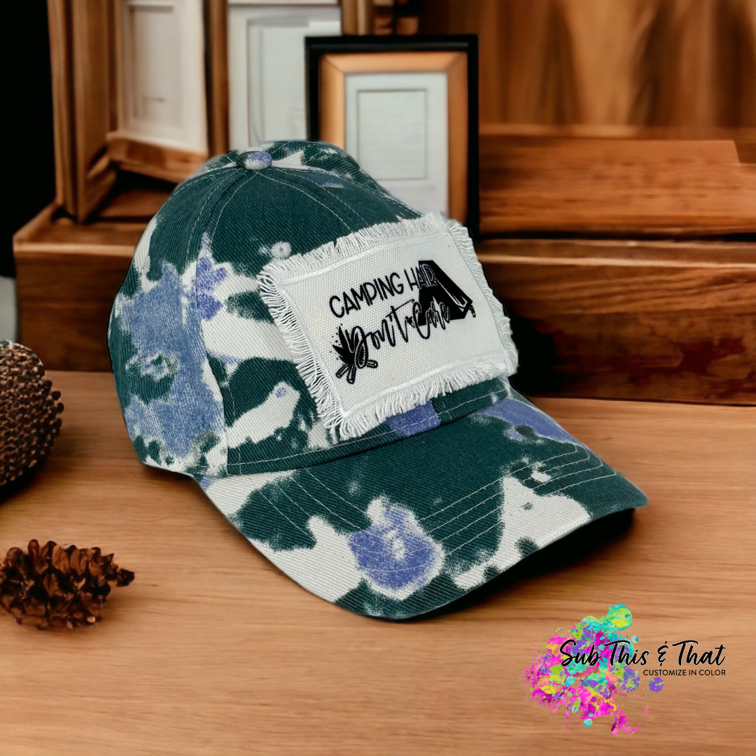 Sublimation Hat Patch with Tie-Dye Hat