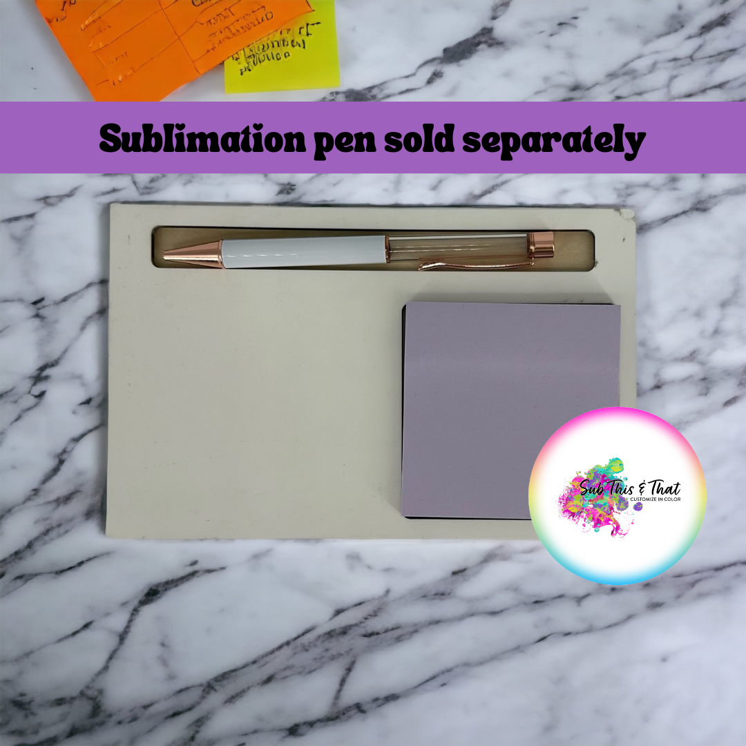 Sublimation MDF Note and Pen holder
