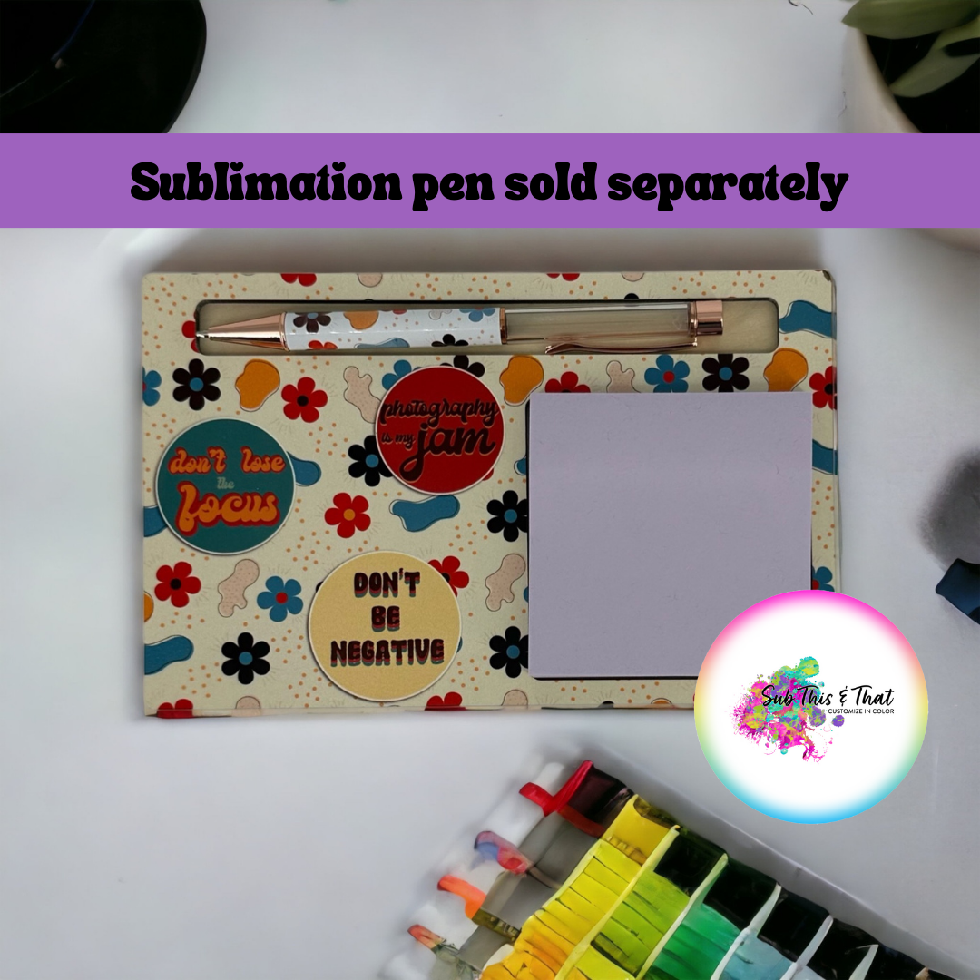 Sublimation MDF Note and Pen holder