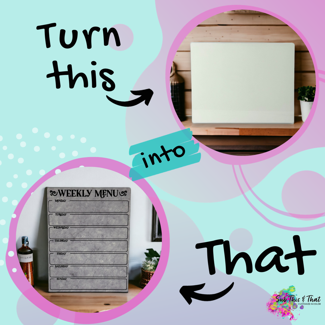 Sublimation 9x7 Fridge Board