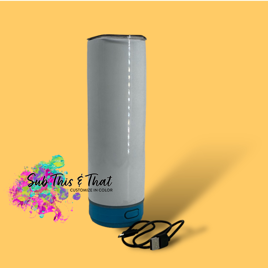 Straight Ith Bluetooth Speaker 20 Oz Skinny 20oz Blank Sublimation