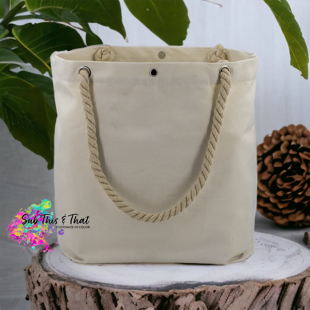Sublimation Summer Rope Tote
