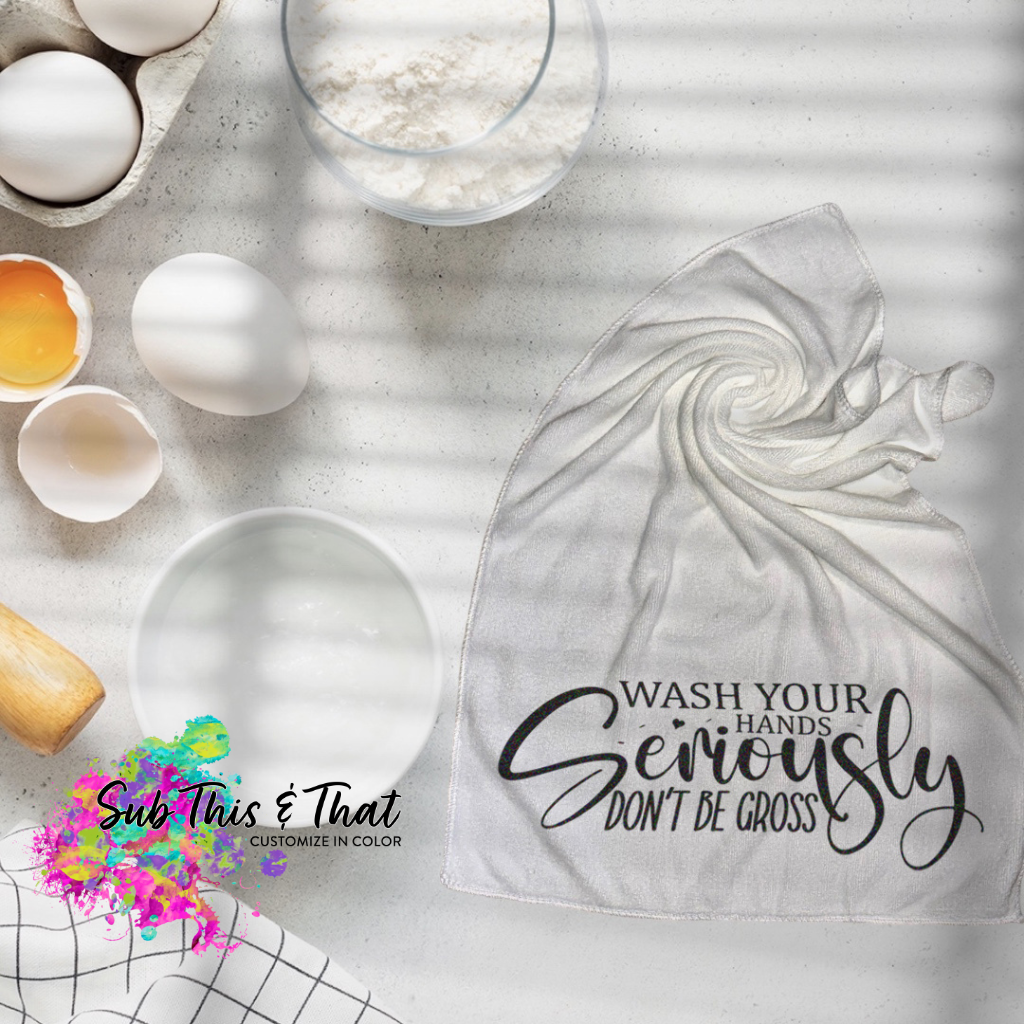 Sublimation Tea Towel Microfiber Towel 15x24 inch