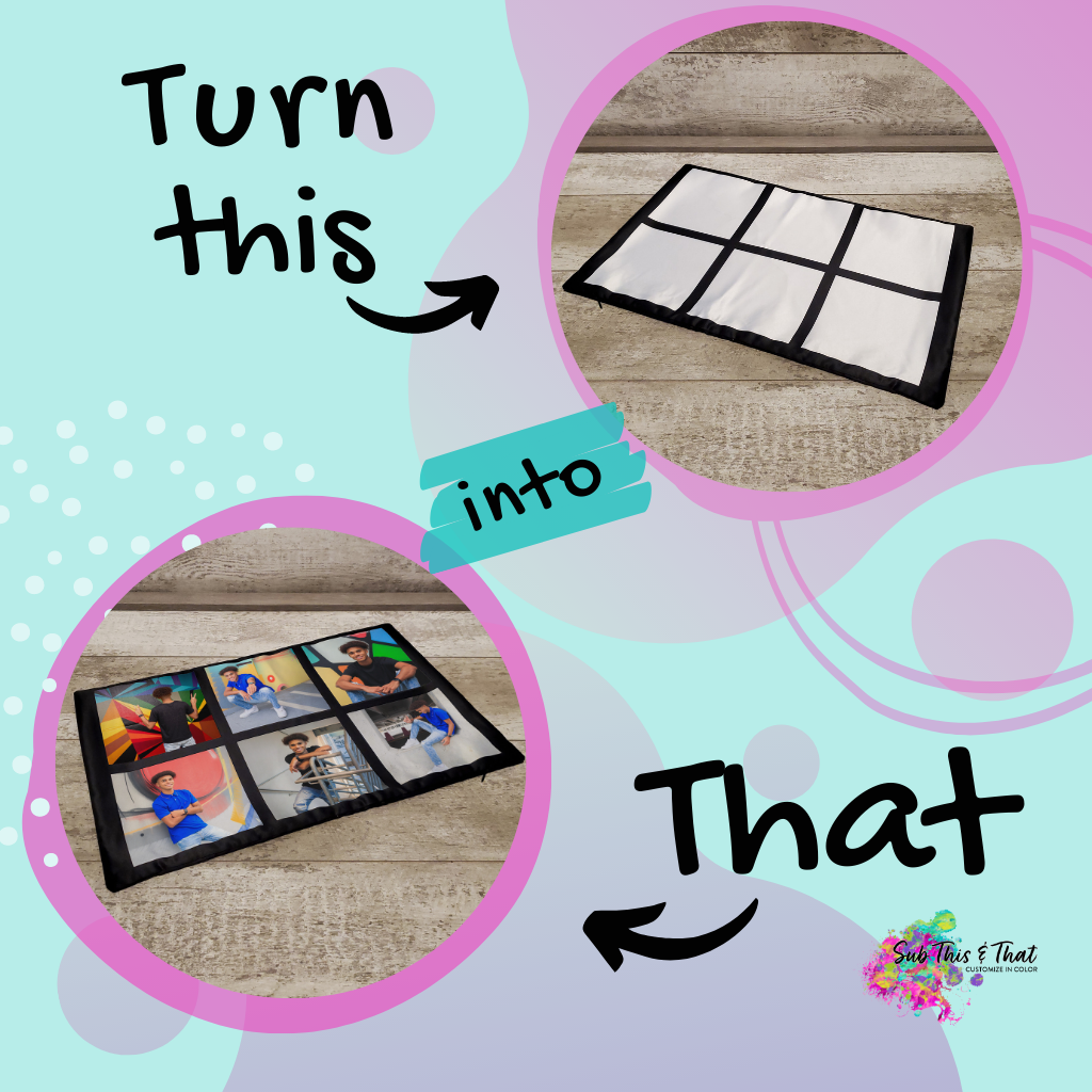 Sublimation Velvet Plush Pillow cover-6 panel