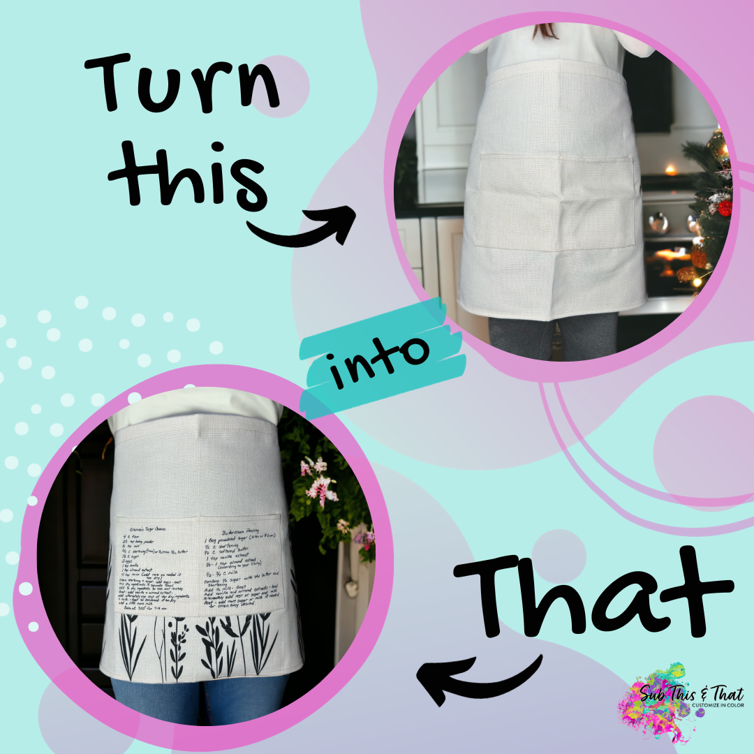 Sublimation Waist Apron