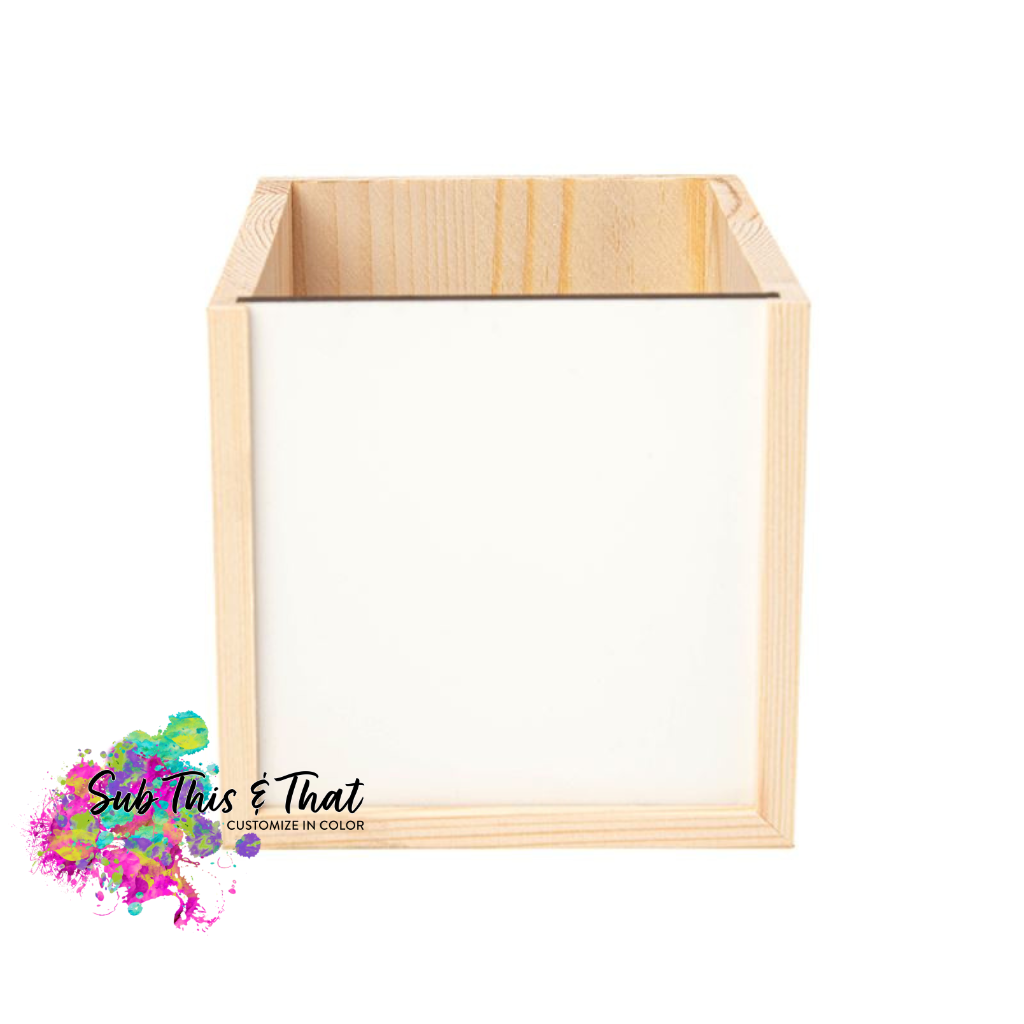 Sublimation Wooden Pencil Holder