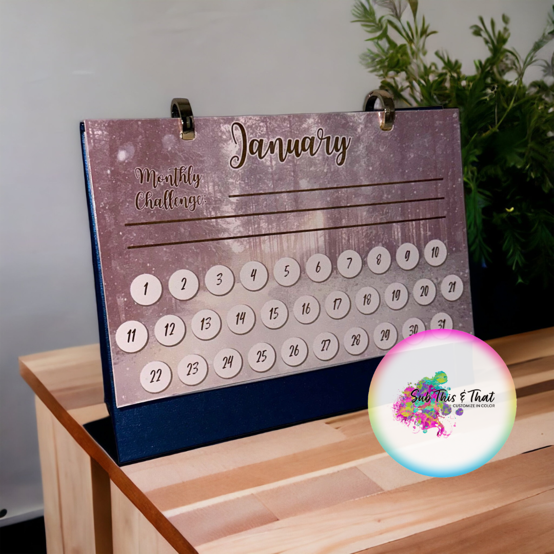 Sublimation Flip Desk Calendar