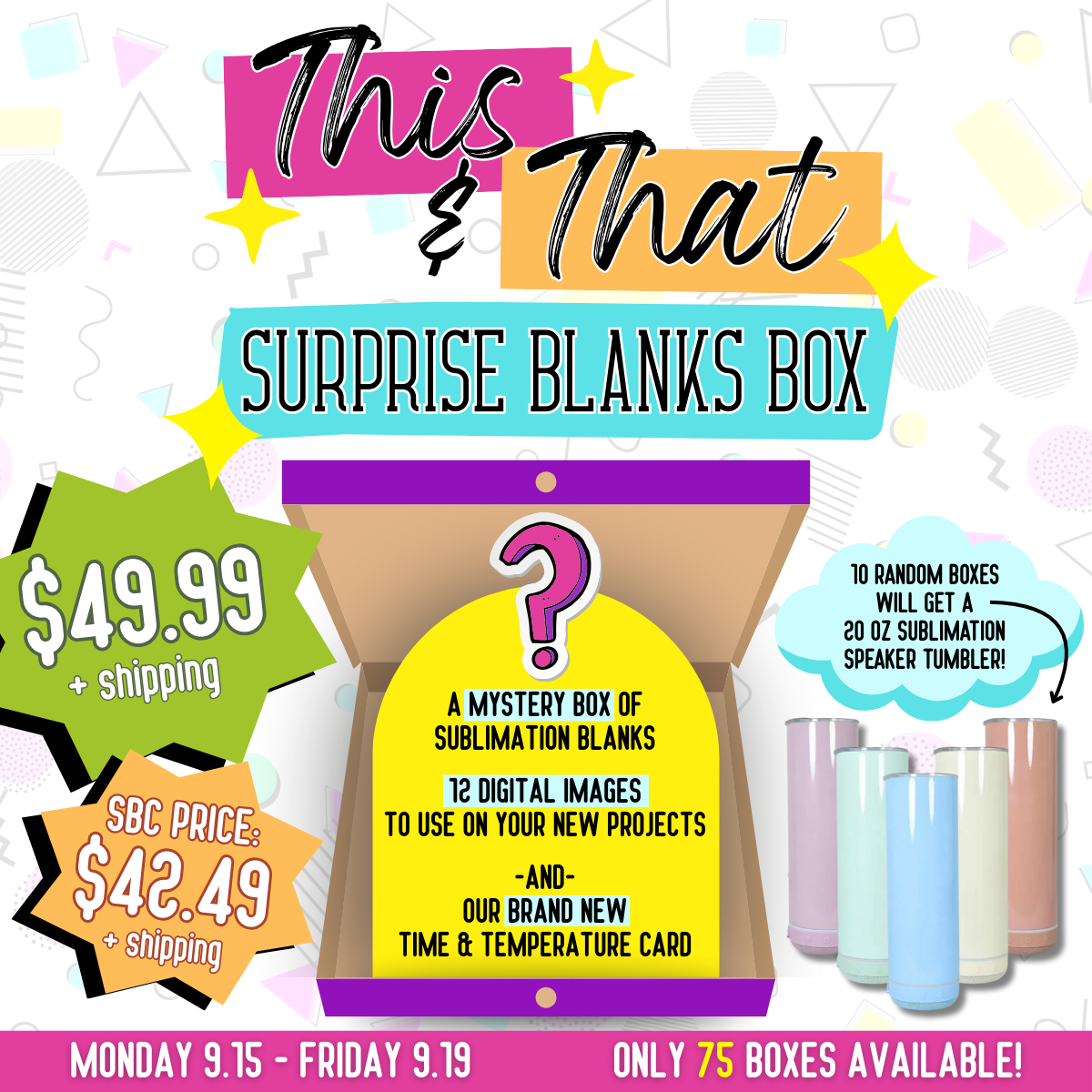 This &amp; That Surprise Blanks Box - Limited Edition!