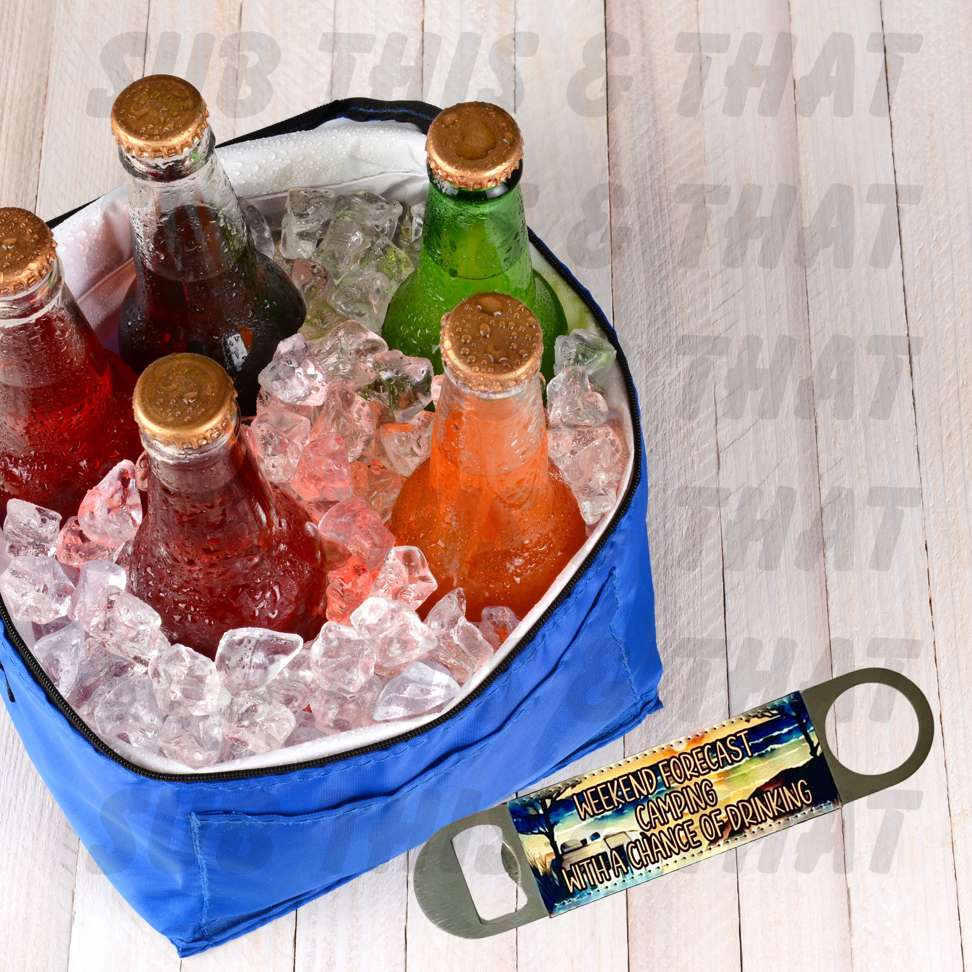 Sublimation PU Leather Bottle Opener With A Gift Bag