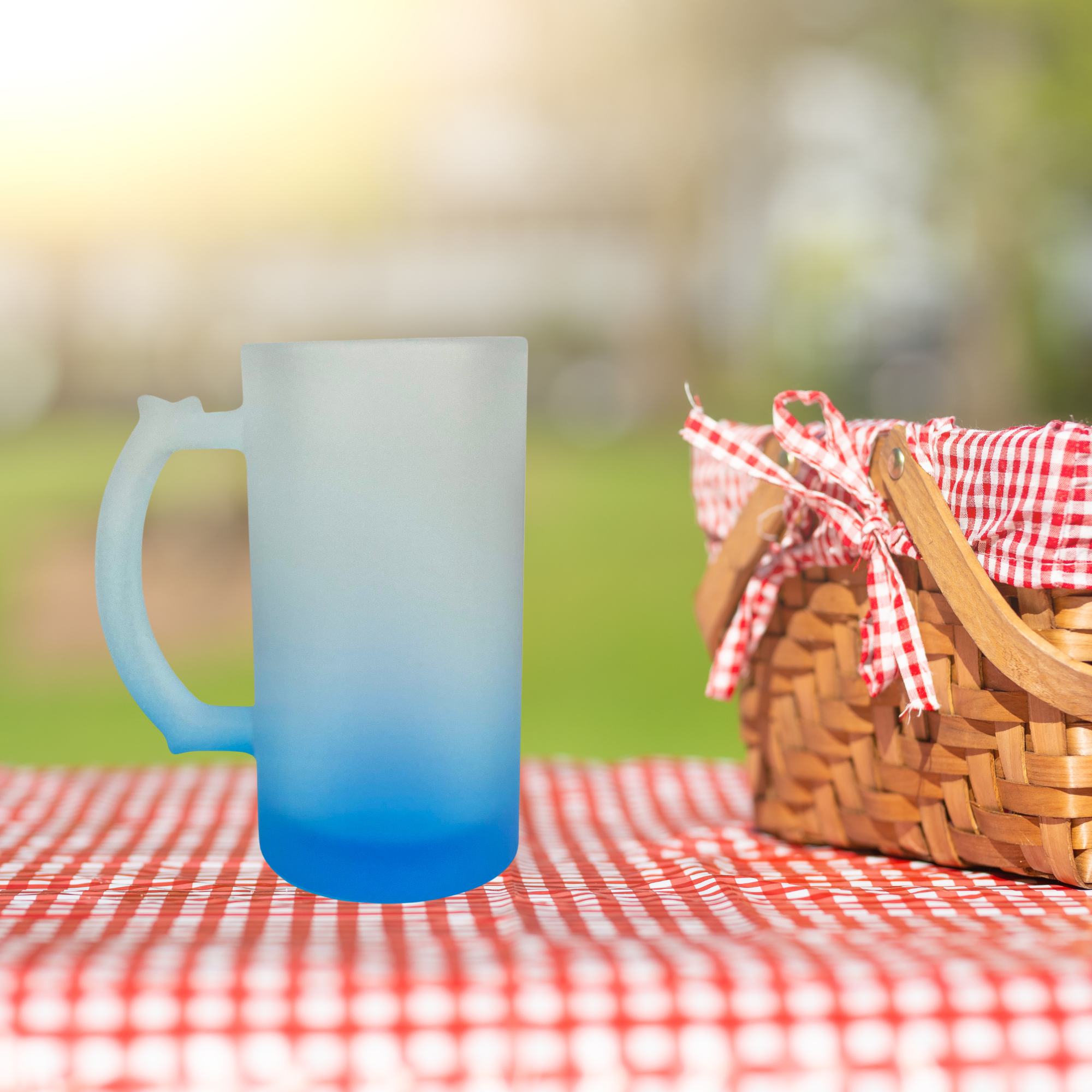 16oz Sublimation Frosted Glass Beer Mug