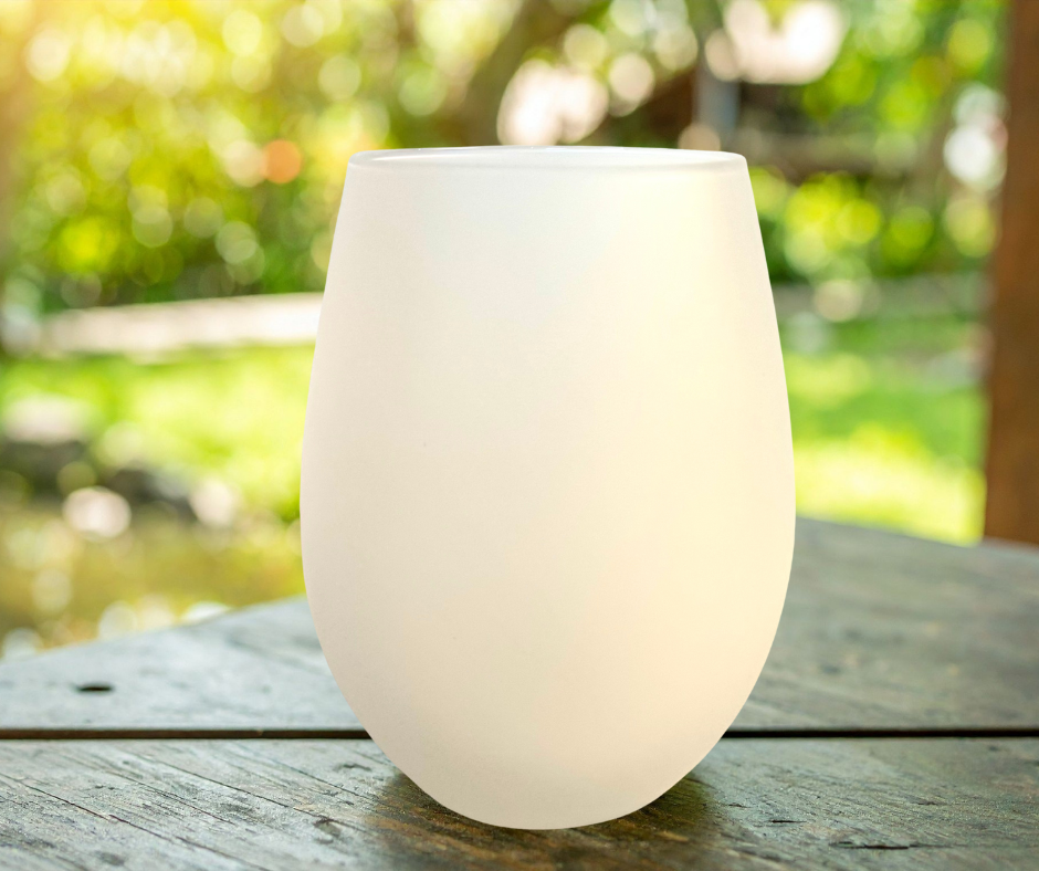 17oz Sublimation Frosted Glass Wine Tumbler