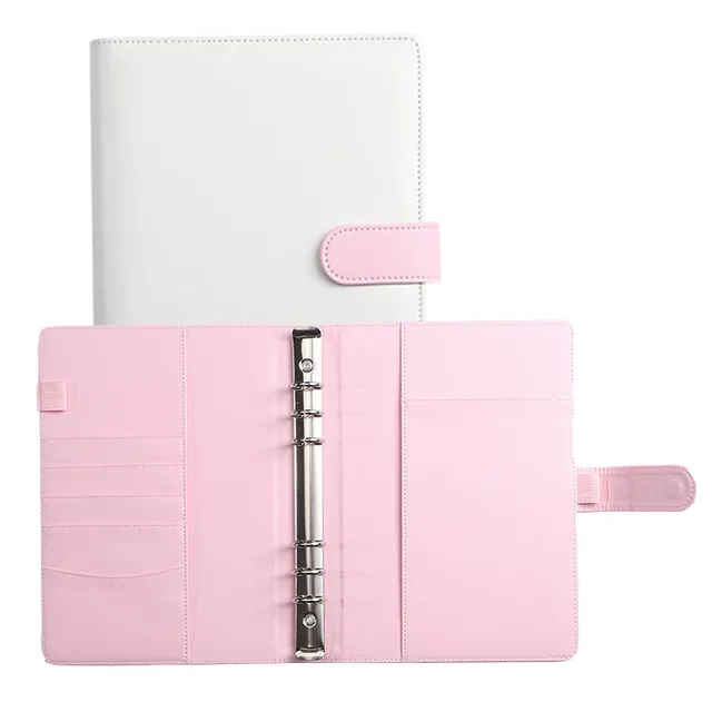 Sublimation PU Leather 6 Ring Binder