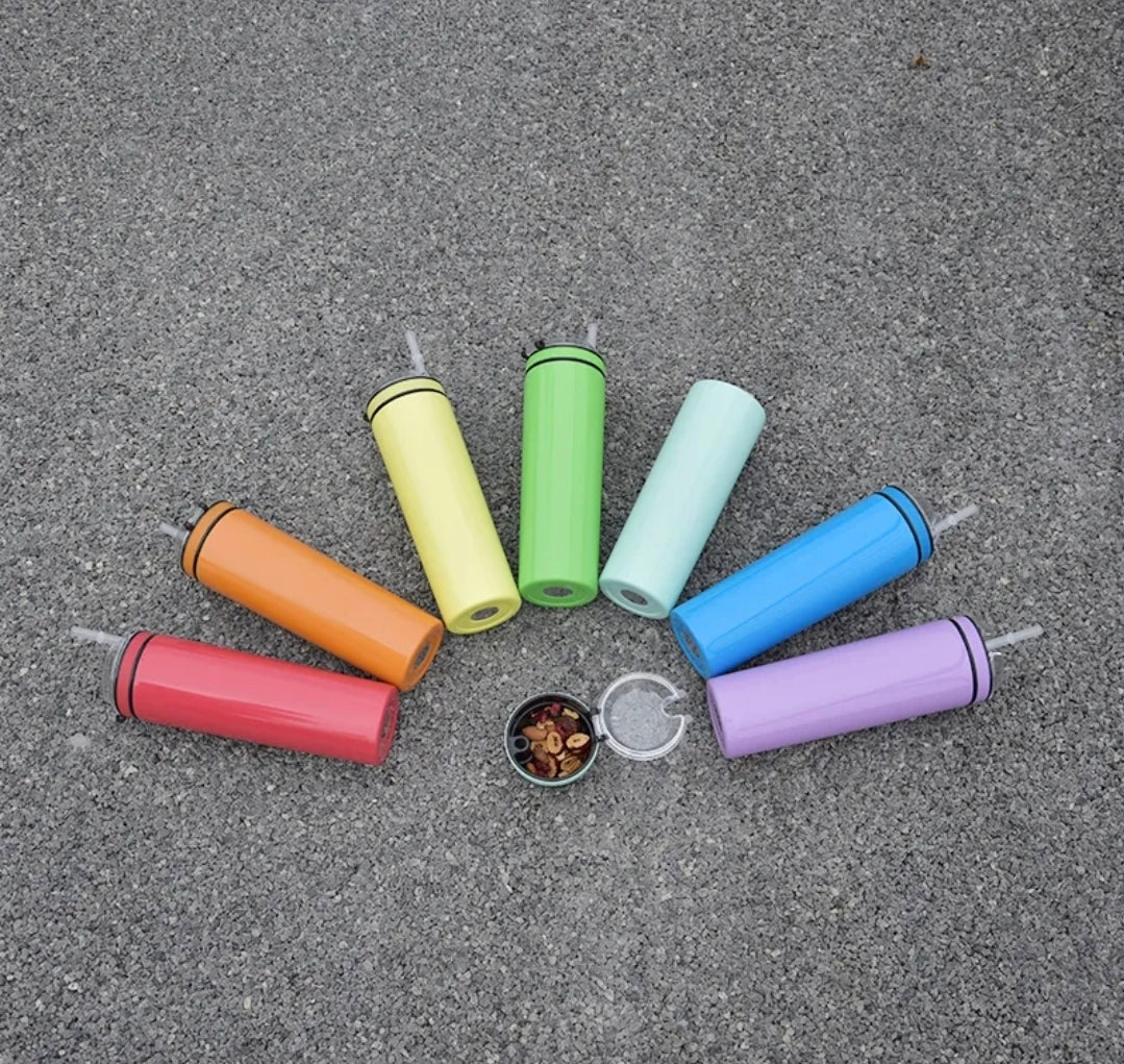 NON-SUBLIMATION 20oz Colored 2-in-1 Tumbler & Snack Holder