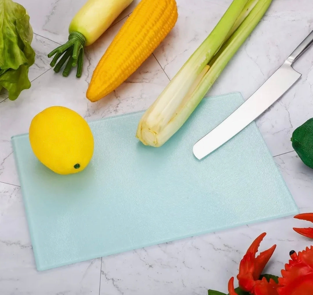 Sublimation 11" x 7.9" Tempered Glass Cutting Board / Trivet