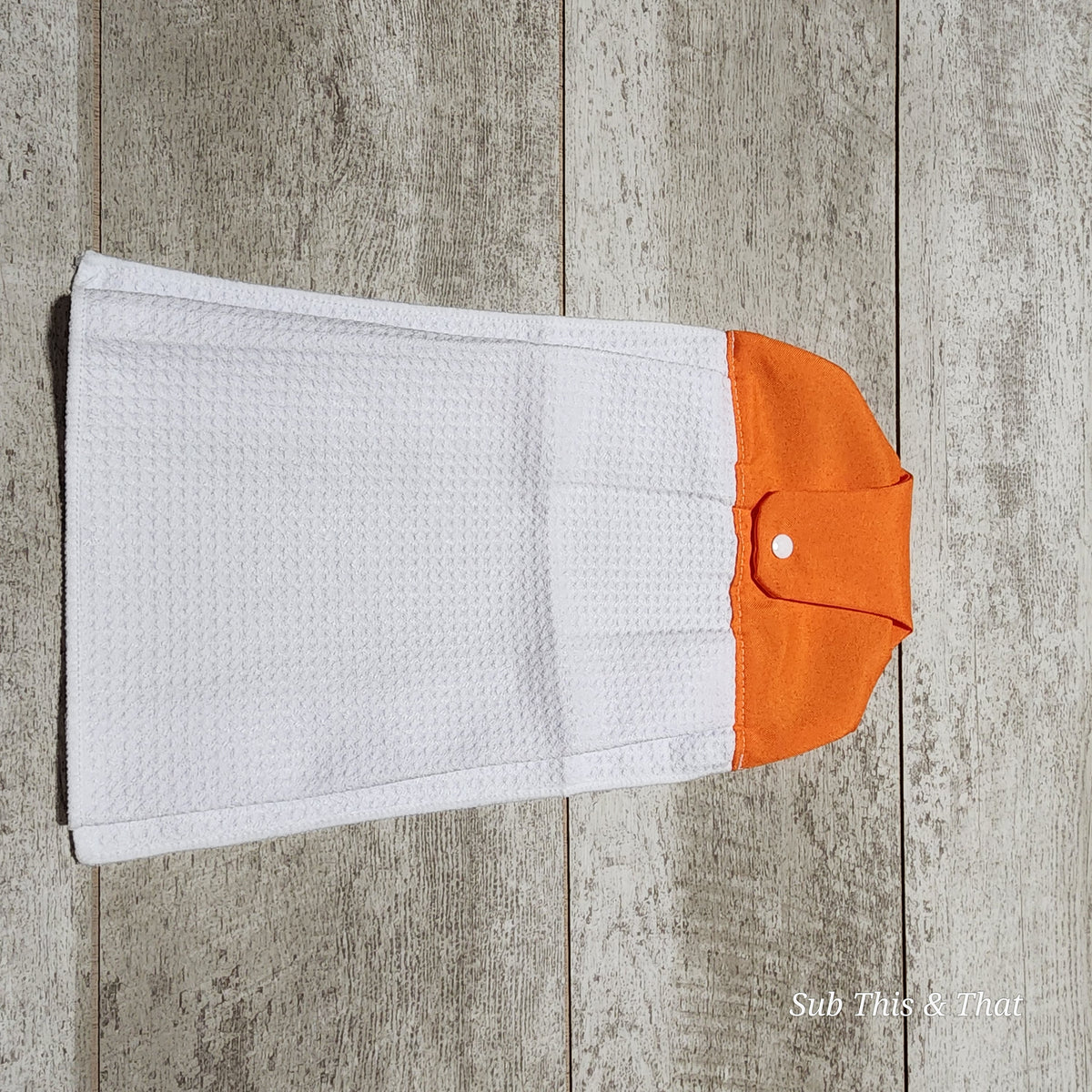 Sublimation Polyester Waffle Weave Snap Towel - 14&quot; | Customizable Towel for Kitchen