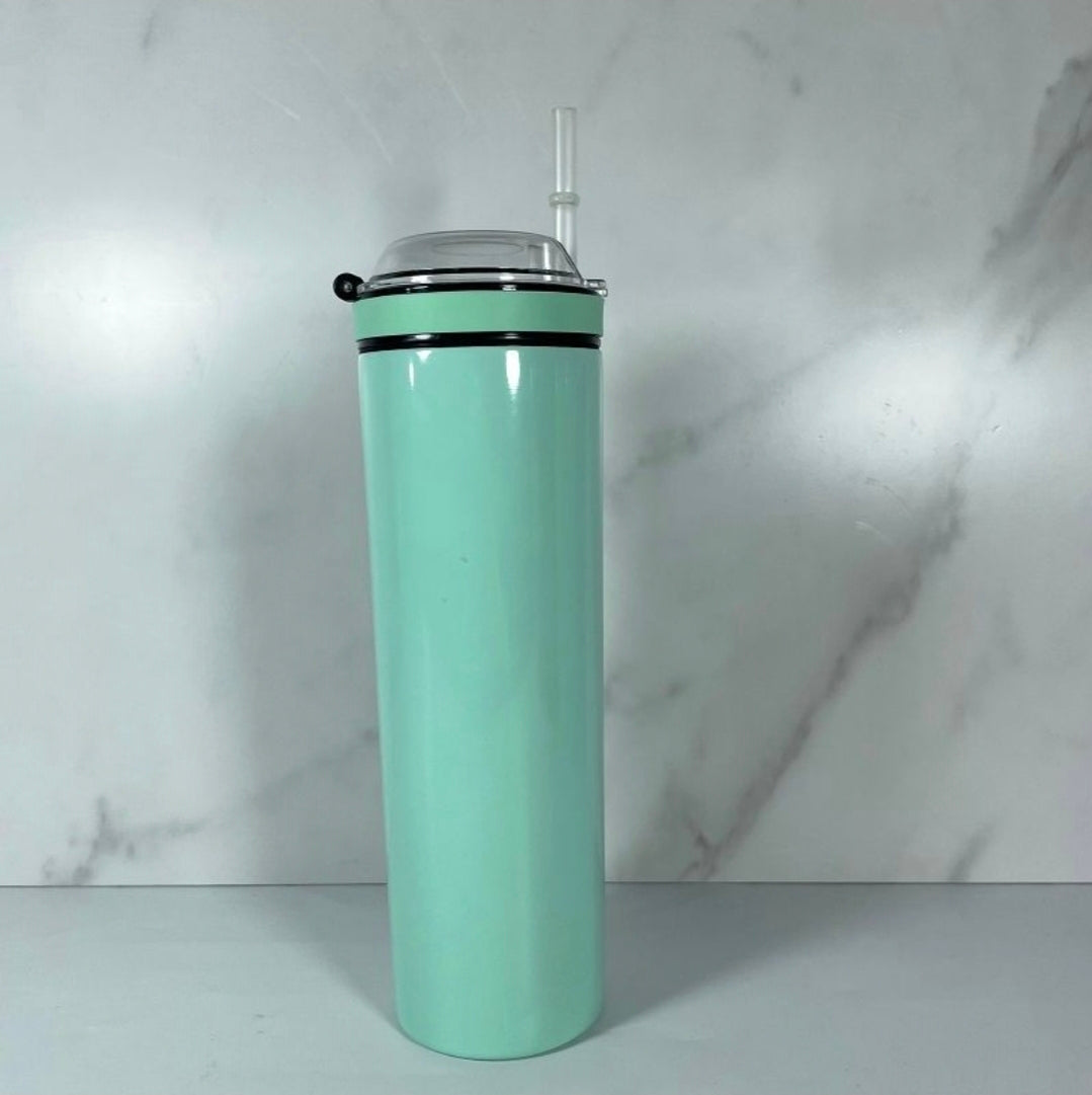 NON-SUBLIMATION 20oz Colored 2-in-1 Tumbler & Snack Holder