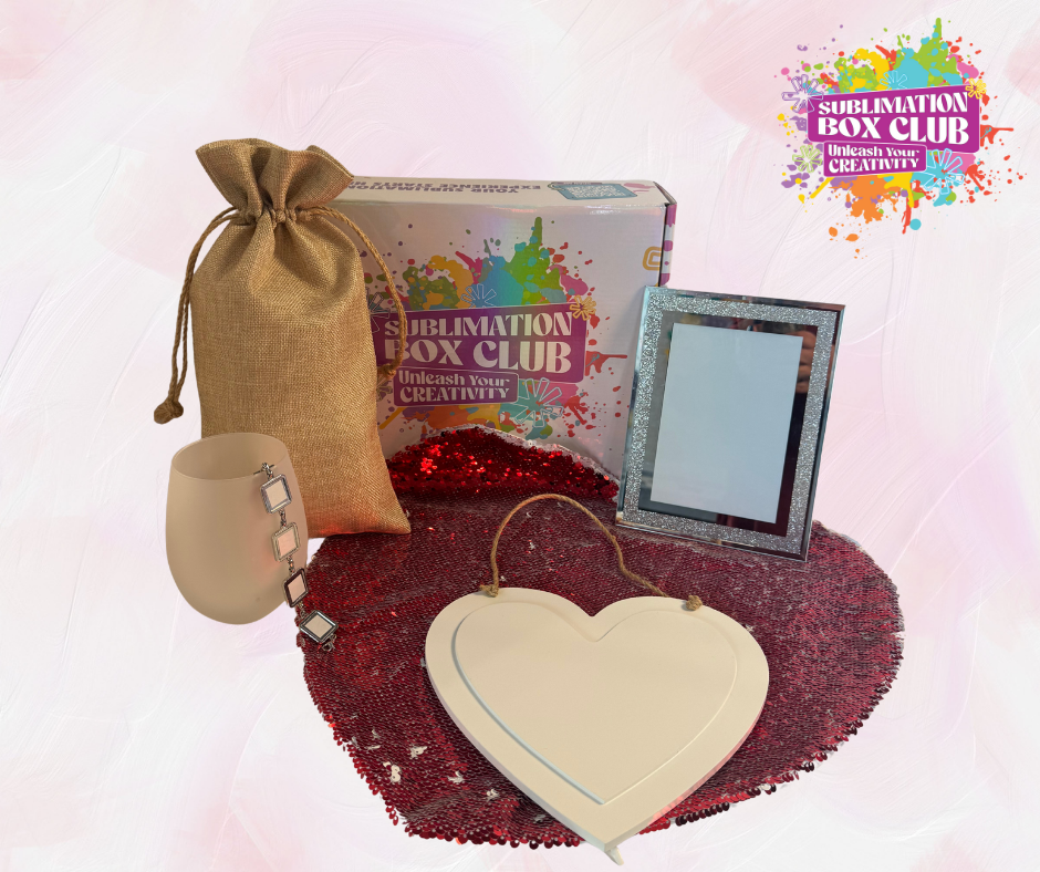 Sublimation Glitter Glass Photo Frame | 6x8 Frame with Metal Insert