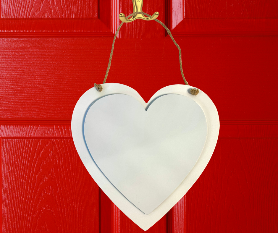 Sublimation Heart Wood Sign