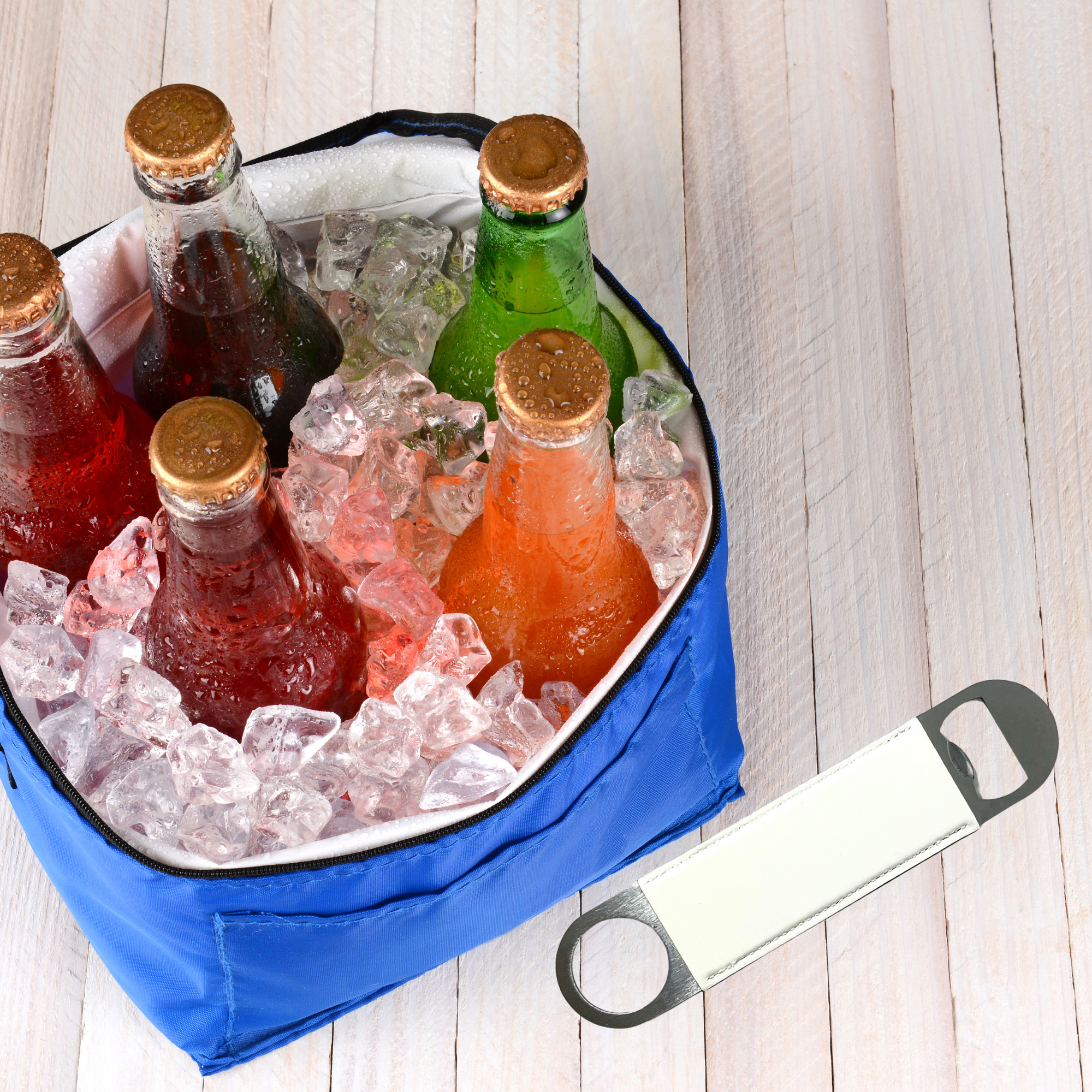 Sublimation PU Leather Bottle Opener With A Gift Bag