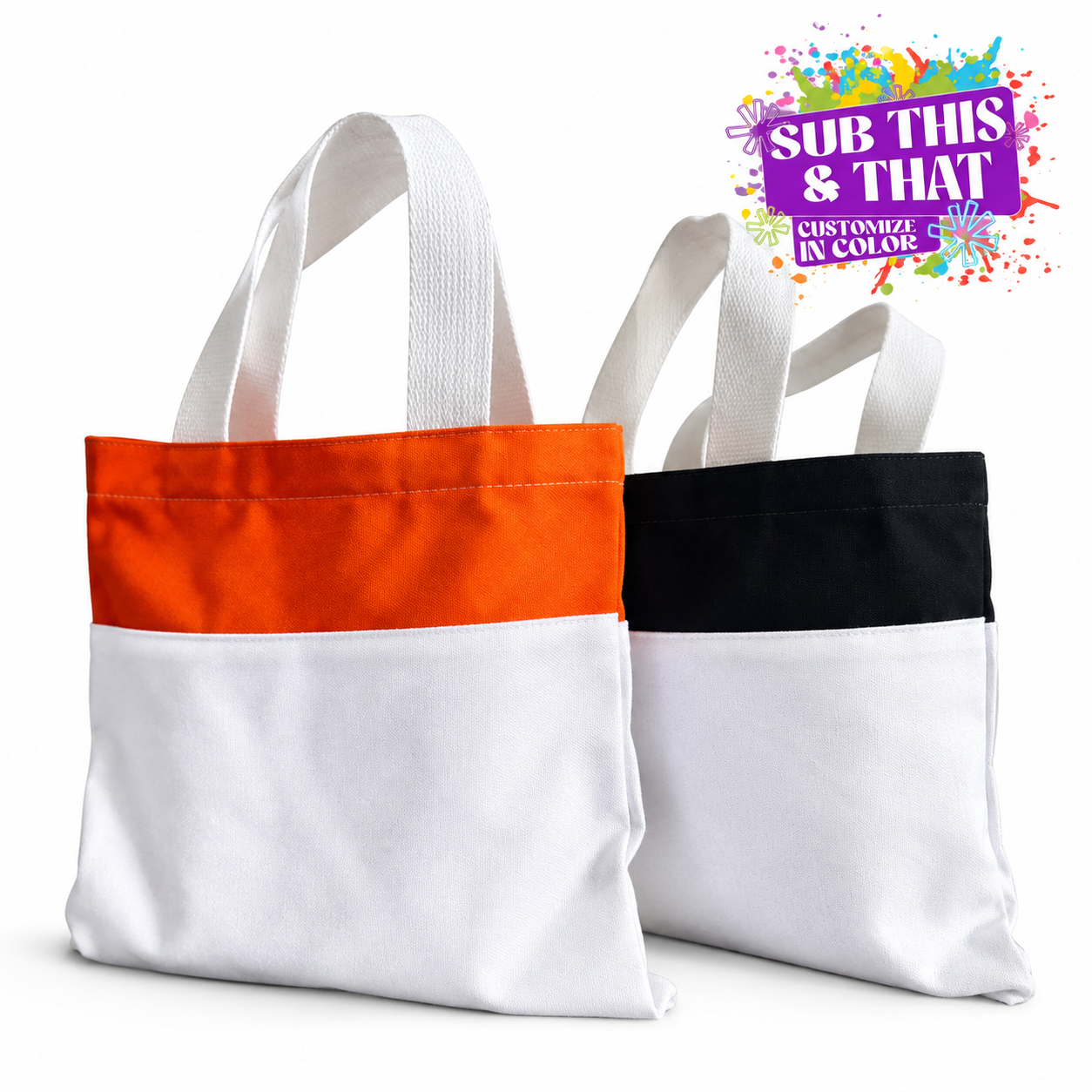 Sublimation Halloween Trick or Treat Kids Candy Bag