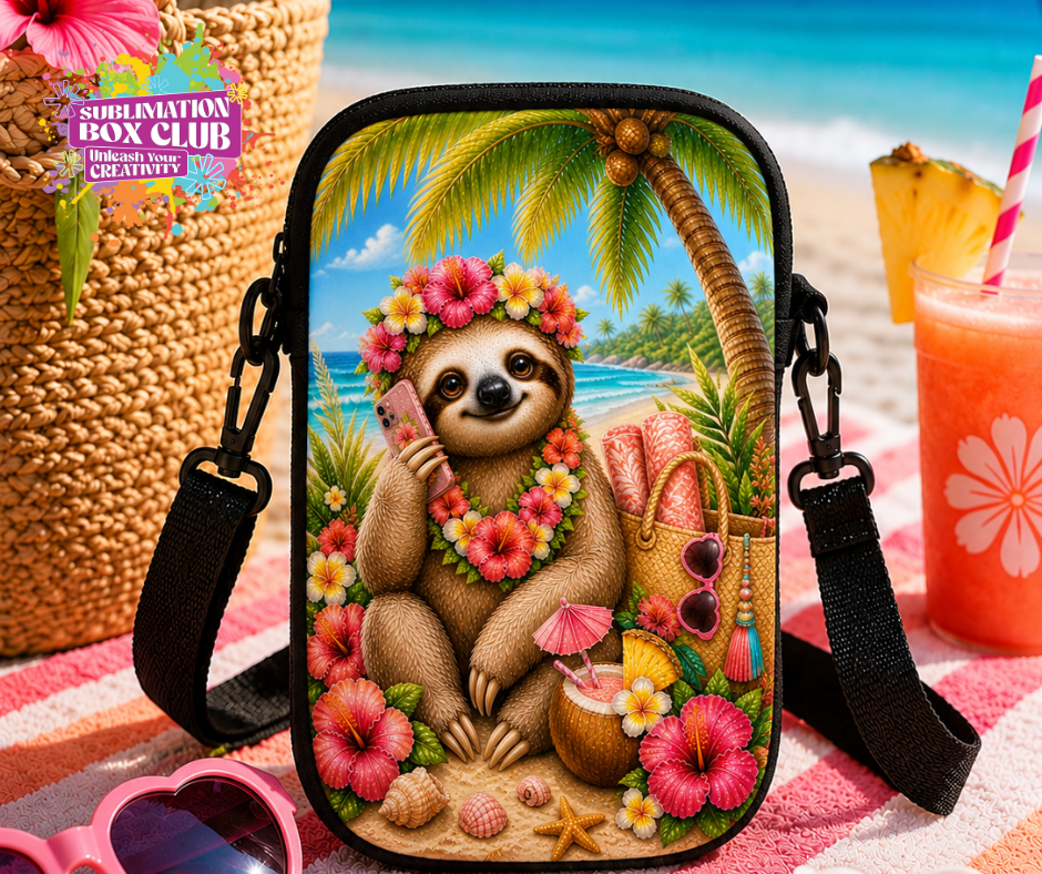 Sublimation Neoprene Travel Mobile Phone Holder