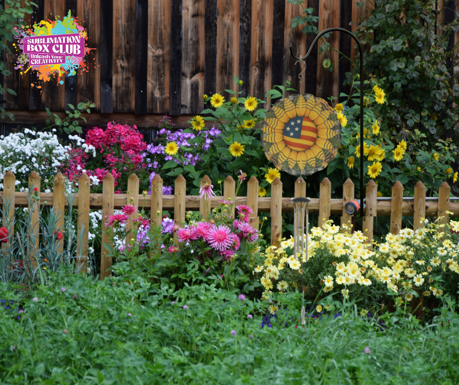 8" Sublimation Rotating Double-Sided Metal Wind Chime