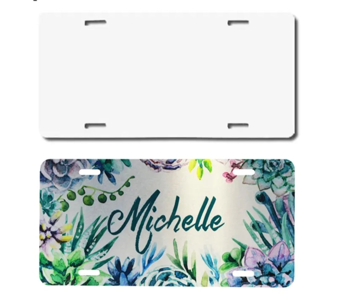 Blank Sublimation License Plate – 6" x 12"