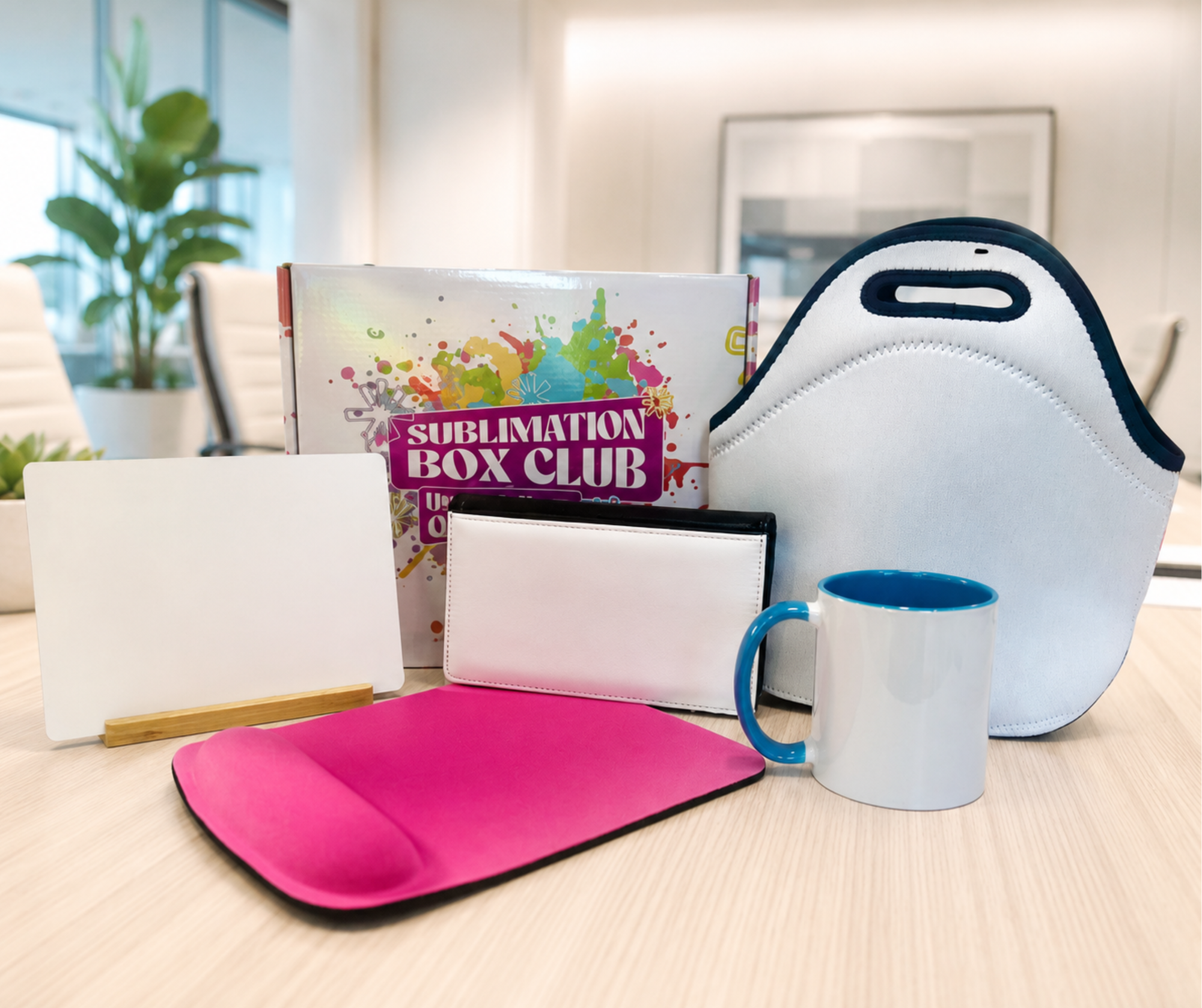 Neoprene Sublimation Lunch Tote