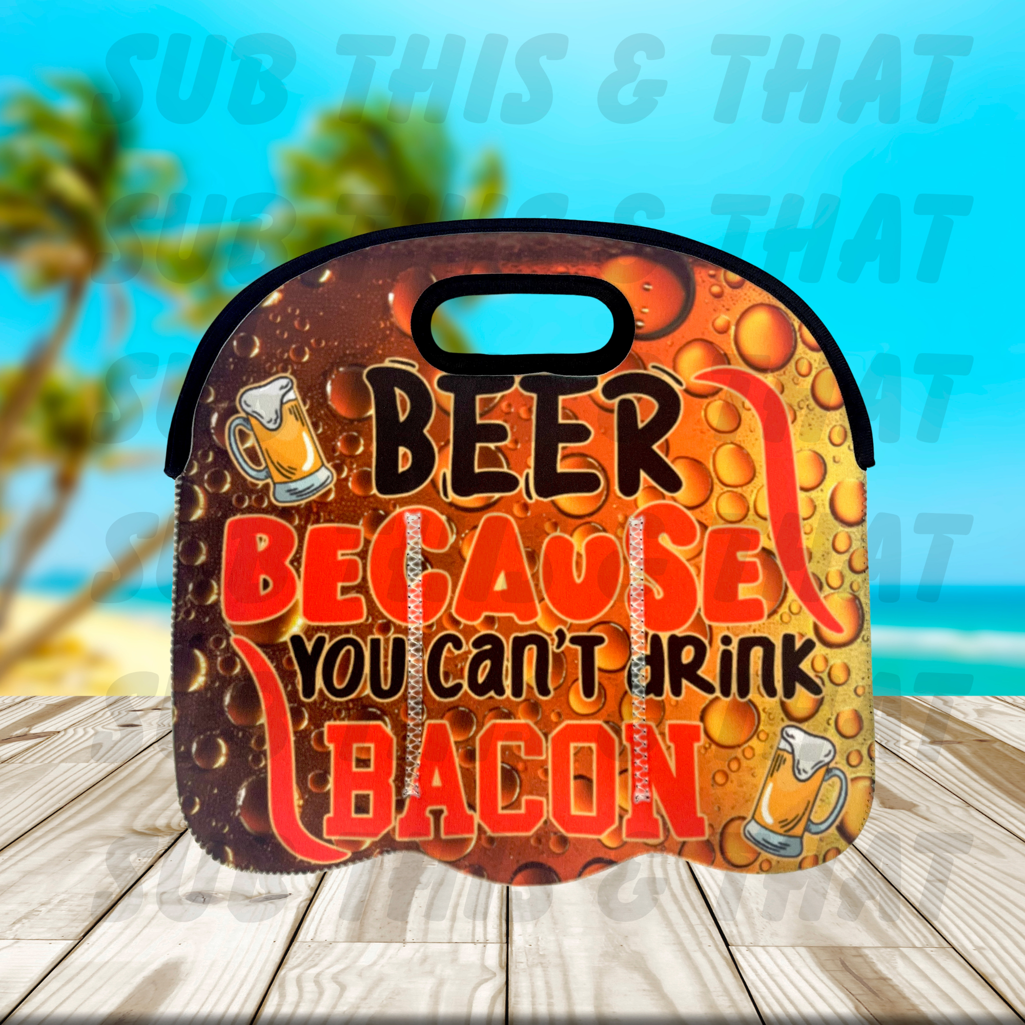 Neoprene Sublimation Soda / Beer Can Bag