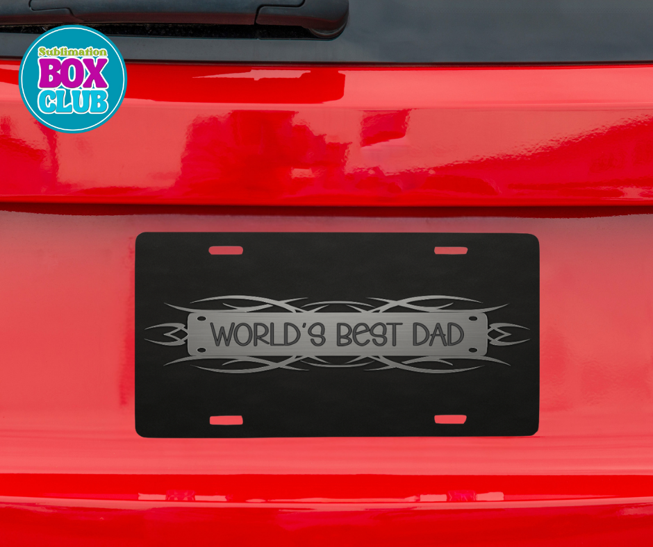 Blank Sublimation License Plate – 6" x 12"