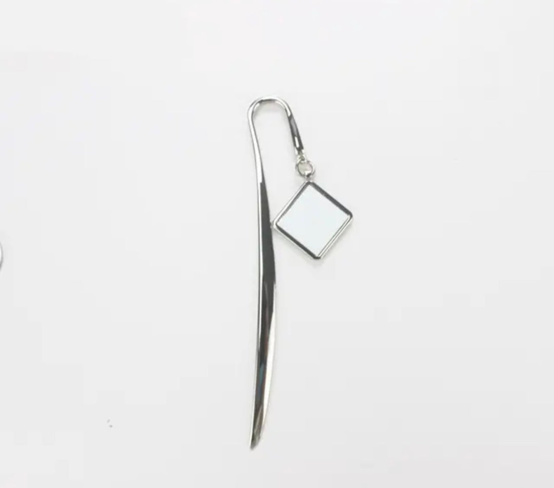 Sublimation Silver Metal Bookmark