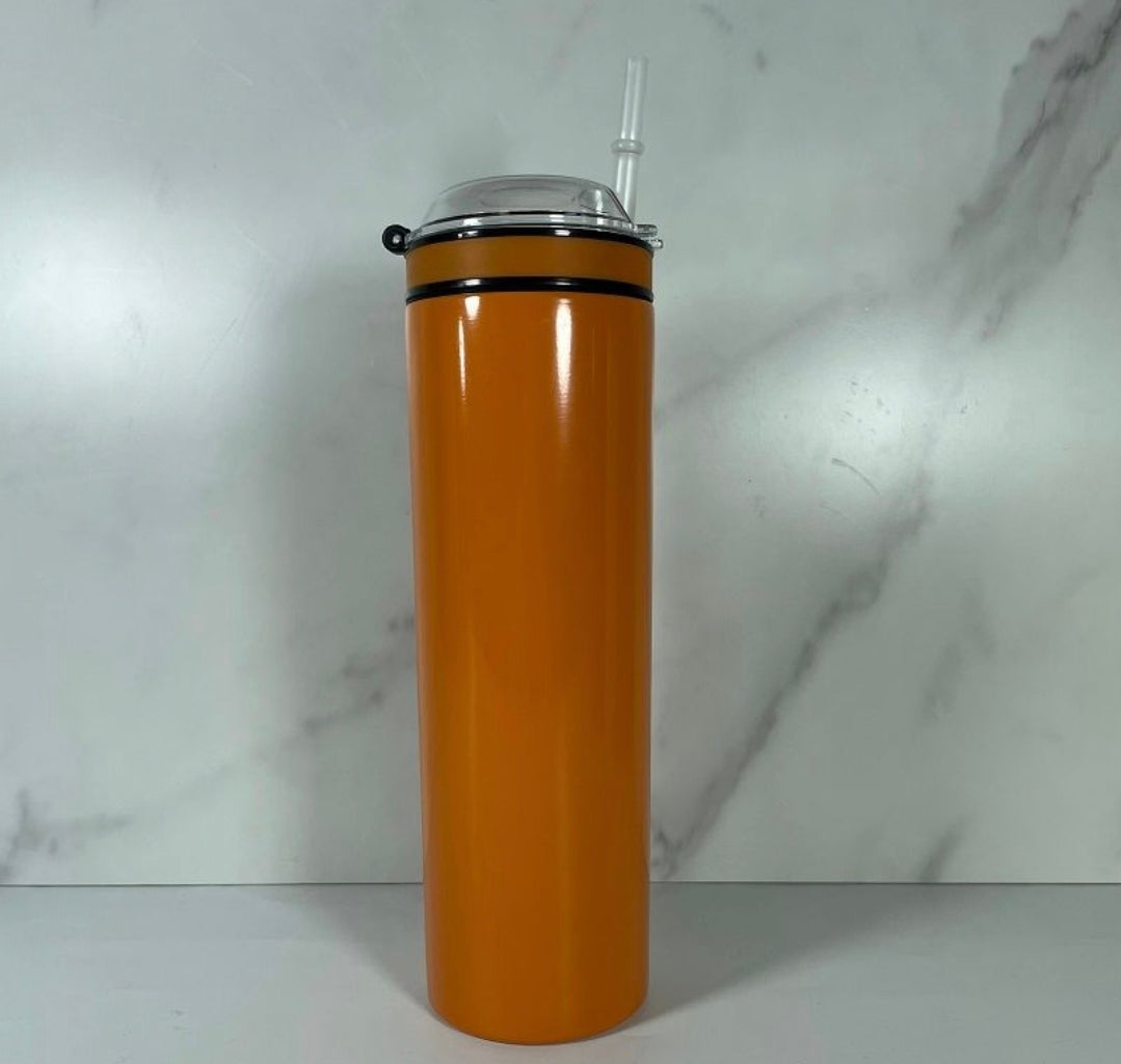 NON-SUBLIMATION 20oz Colored 2-in-1 Tumbler & Snack Holder