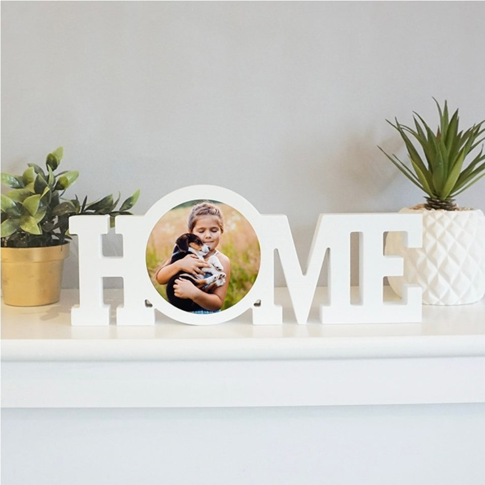 Sublimation Wood Block “HOME” Sign