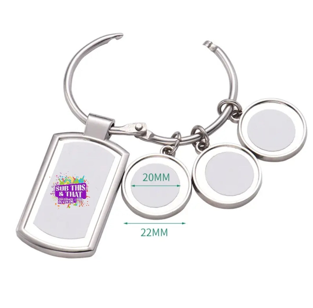 Sublimation Memory Keychain
