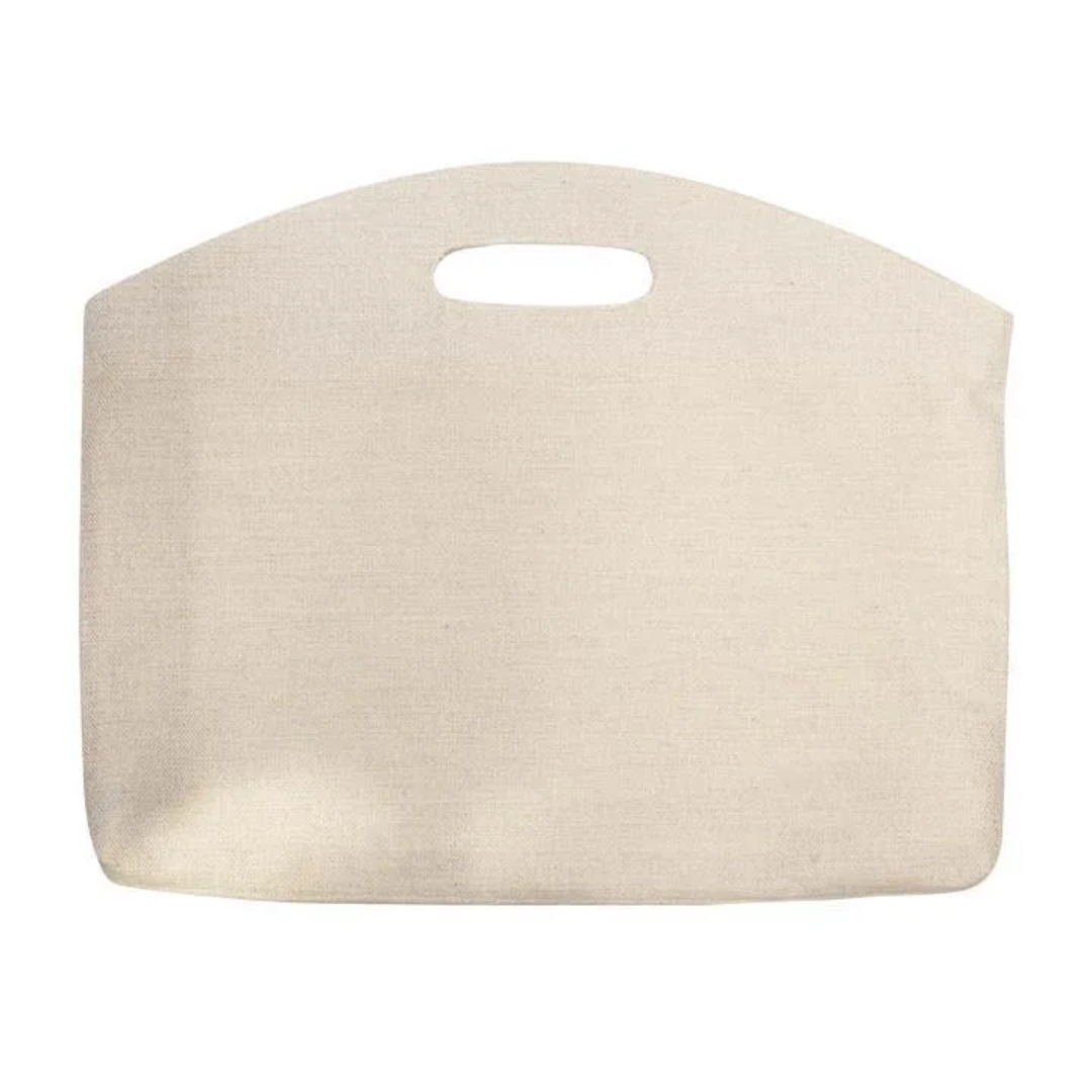 Sublimation Linen Laptop Bag – 15.75&quot; x 12&quot;, Double-Sided, with Handle